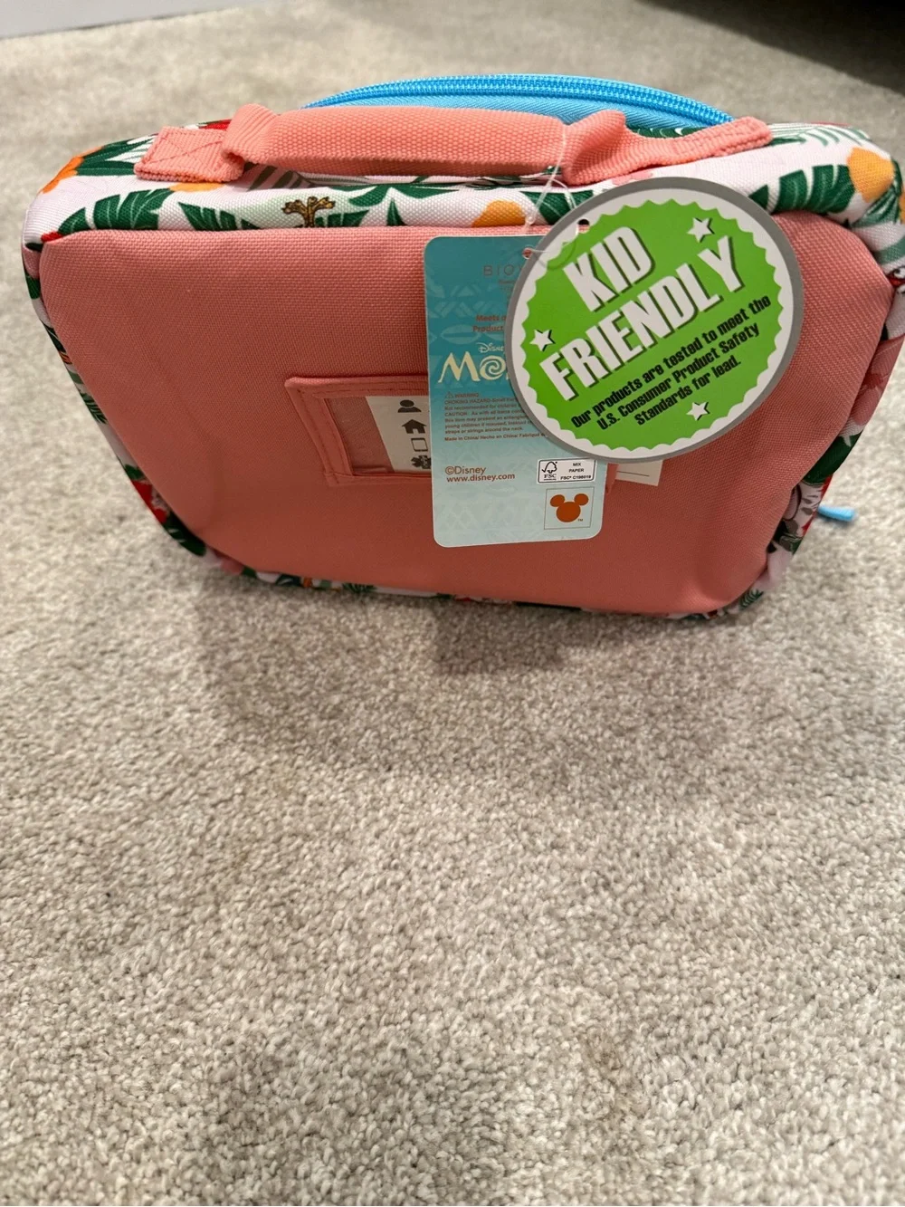 Disney Moana Kids Lunch Bag - Teal, Green, Orange